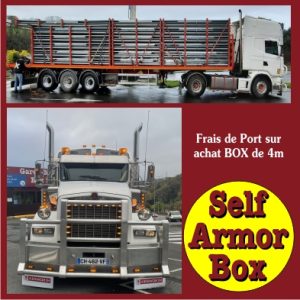 Frais de port sur achat pour les containers 4 mètres