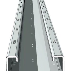 Montant d'étagères de fond